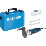 Desbarbador eléctrico de tubos Geberit RE 1 Mapress en maletín: Tipo de conector=CEE 7/17